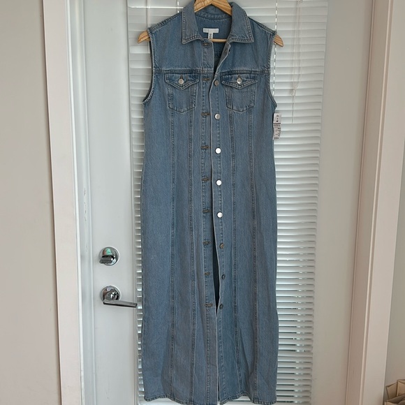 Denim long dress - Picture 1 of 7